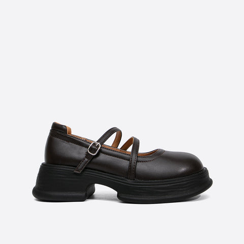 Mtvrmall - Women Daily Home Vacation Casual Sweet Round Toe Flat Mary Janes