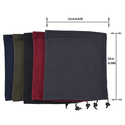 1pc Polar Fleece Neck Tube Ear Warmer Scarf - Soft, Breathable, Thermal Insulation for Fishing, Skating, Running, Camping, Hiking - Ideal Gift for Outdoor Enthusiasts