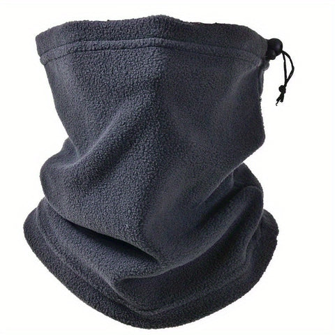 1pc Polar Fleece Neck Tube Ear Warmer Scarf - Soft, Breathable, Thermal Insulation for Fishing, Skating, Running, Camping, Hiking - Ideal Gift for Outdoor Enthusiasts