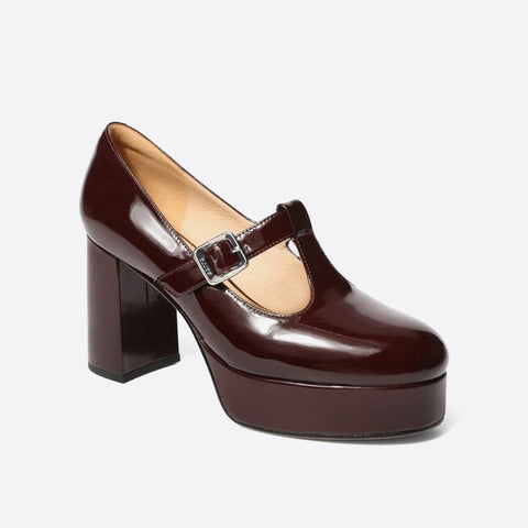 Mtvrmall - Women Elegant Leather Mary Janes