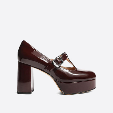 Mtvrmall - Women Elegant Leather Mary Janes