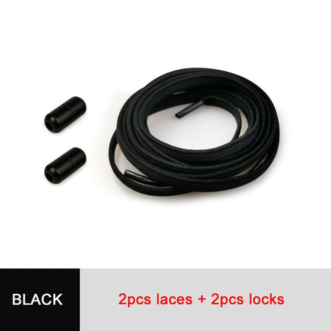mtvrmall - No Tie Shoelaces Elastic Shoe Laces For Kids and Adult Sneakers Shoelace Quick Lazy Laces Shoes Accessories Shoestrings