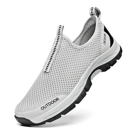 mtvrmall - Men's Vulcanize Shoe Sneakers Summer Mesh Casual Shoes Breathable Rubber Non-slip Lightweight Shoes Men Loafers Footwear