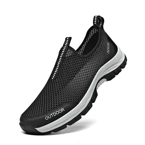 mtvrmall - Men's Vulcanize Shoe Sneakers Summer Mesh Casual Shoes Breathable Rubber Non-slip Lightweight Shoes Men Loafers Footwear