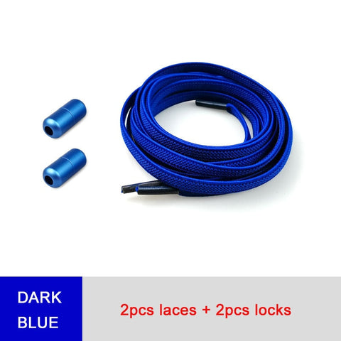 mtvrmall - No Tie Shoelaces Elastic Shoe Laces For Kids and Adult Sneakers Shoelace Quick Lazy Laces Shoes Accessories Shoestrings