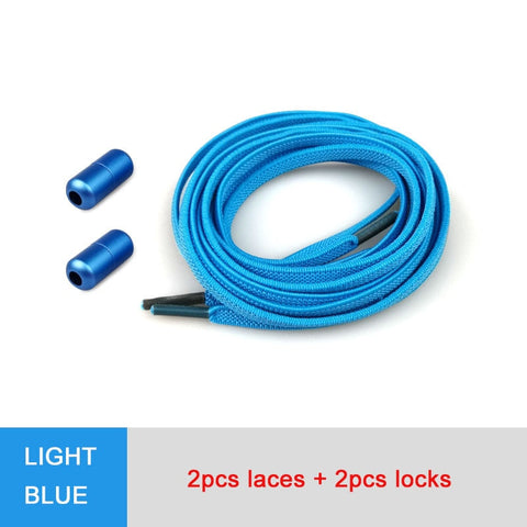 mtvrmall - No Tie Shoelaces Elastic Shoe Laces For Kids and Adult Sneakers Shoelace Quick Lazy Laces Shoes Accessories Shoestrings
