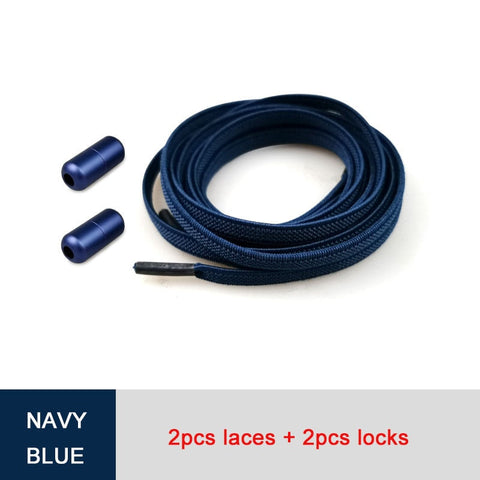mtvrmall - No Tie Shoelaces Elastic Shoe Laces For Kids and Adult Sneakers Shoelace Quick Lazy Laces Shoes Accessories Shoestrings