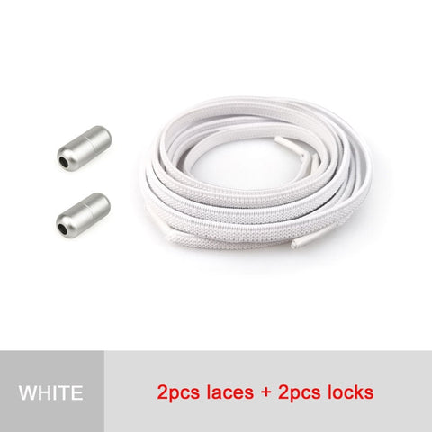mtvrmall - No Tie Shoelaces Elastic Shoe Laces For Kids and Adult Sneakers Shoelace Quick Lazy Laces Shoes Accessories Shoestrings