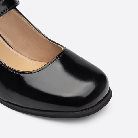 Mtvrmall - Women Buckle Decor Chunky Heeled Mary Janes