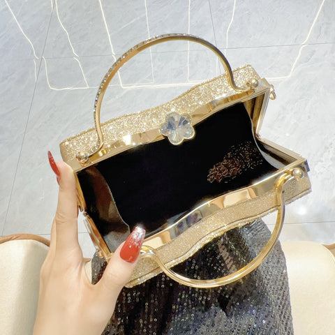 New New women's bags, diamond-encrusted dinner bags, shiny banquet handbags, celebrity dresses, evening bags, shoulder messenger bags.