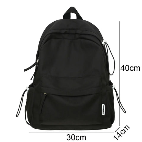 mtvrmall Fashion Backpack Female Kawaii SchoolBag Waterproof Girl Travel Nylon Laptop Cute BookBag Women Student Ladies Simplicity sac