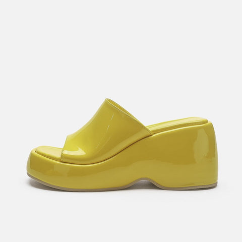 mtvrmall - Women High Heels Slippers Thick Platform Sandals Summer Shoes  New Fashion Slingback Flip Flops Pumps Casual Shoes Slides