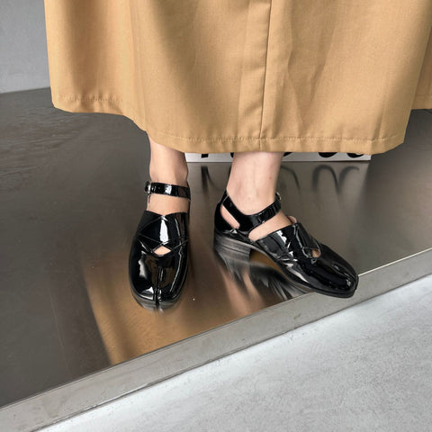 Mtvrmall - New Split Toe Flats Women Slip-On Casual Shoes Women Fashion Mary Janes Tabi Shoes Pig Hoof Shoes Woman Loafers chaussure femme