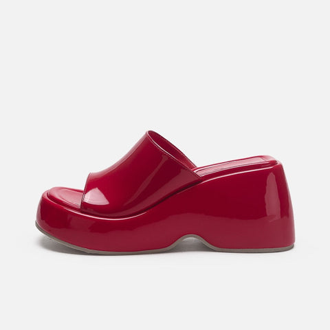 mtvrmall - Women High Heels Slippers Thick Platform Sandals Summer Shoes  New Fashion Slingback Flip Flops Pumps Casual Shoes Slides