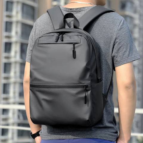 mtvrmall New Fashion Large Capacity Men's Backpack Laptop Bag Waterproof Fabric Student School Bag Hot Sale