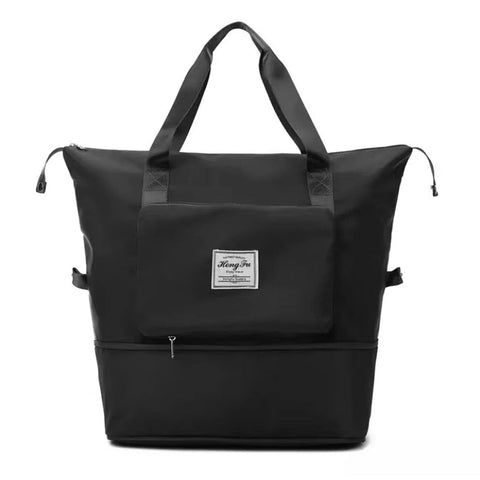 mtvrmall - Large Capacity Folding Travel Bags Waterproof Luggage Tote Handbag Travel Duffle Bag Yoga Sport Storage Shoulder Bag For Women