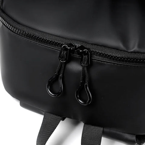 mtvrmall 14 Inch Polyester Men's Backpack Travel Commuting Double Back Leisure Computer Bag Splash-Proof Fashion Trend Students Schoolbag
