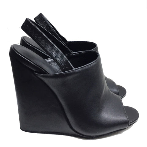 mtvrmall - Summer Women's Shoes Peep Toe High Heels Wedge Sandals Slingback Ladies Daily Comfort Footwear Casual Slipper Black
