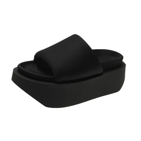 mtvrmall - Denim Rome Thick Women Slipper  Summer Platform Heels Casual Sport Beach Ladies Slides Fashion Dress Women Sandals Flip Flop