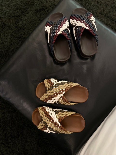 mtvrmall - Women Slides Women Summer Outdoor Beach Vacation Casual Flat Shoes  New Light Ladies Slippers Fashion Slippers Women