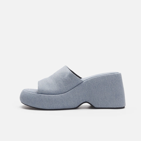 mtvrmall - Women High Heels Slippers Thick Platform Sandals Summer Shoes  New Fashion Slingback Flip Flops Pumps Casual Shoes Slides