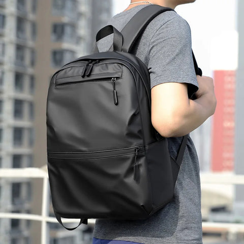 mtvrmall New Fashion Large Capacity Men's Backpack Laptop Bag Waterproof Fabric Student School Bag Hot Sale
