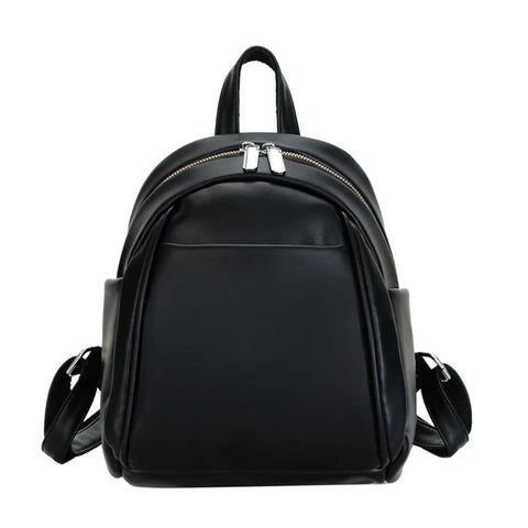 mtvrmall Mini Women's Backpack Retro Soft PU Leather Female Shoulder Crossbody Bag Small Students School Bags Rucksack for Girls Bookbags