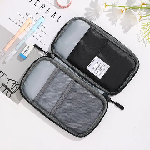 mtvrmall New Boys Large Capacity Oxford Multifunctional Pencil Bag Durable Pencil Case Multi-Layer Children Student School Storage Pouch
