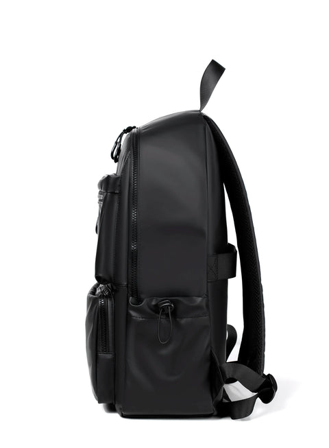 mtvrmall 14 Inch Polyester Men's Backpack Travel Commuting Double Back Leisure Computer Bag Splash-Proof Fashion Trend Students Schoolbag