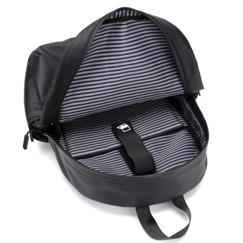 mtvrmall New Fashion Large Capacity Men's Backpack Laptop Bag Waterproof Fabric Student School Bag Hot Sale