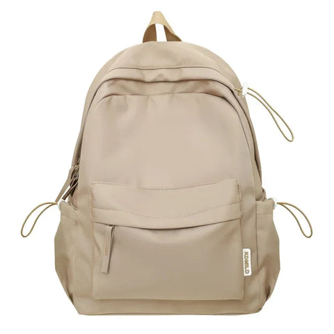 mtvrmall Fashion Backpack Female Kawaii SchoolBag Waterproof Girl Travel Nylon Laptop Cute BookBag Women Student Ladies Simplicity sac