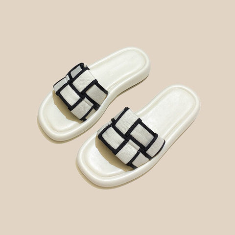 mtvrmall - Summer Slippers Women Flat Luxury Outdoor Beach Flip Flops Female Sandals Sexy Trend Brand Design Slides Shoes for Woman