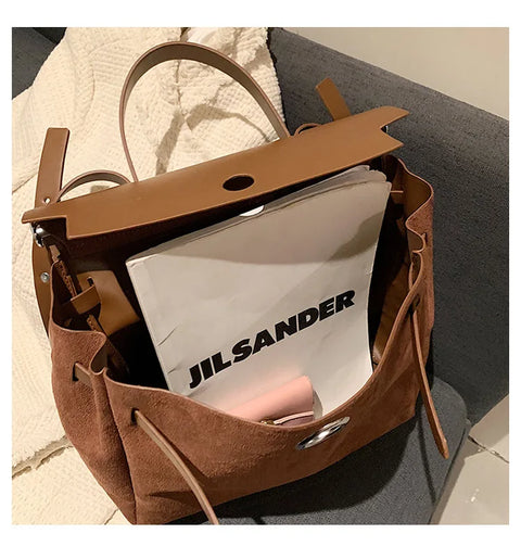 mtvrmall Matte PU Leather Women Backpacks large multifunctional female shoulder bag student backpack female school bag ladies big Totes