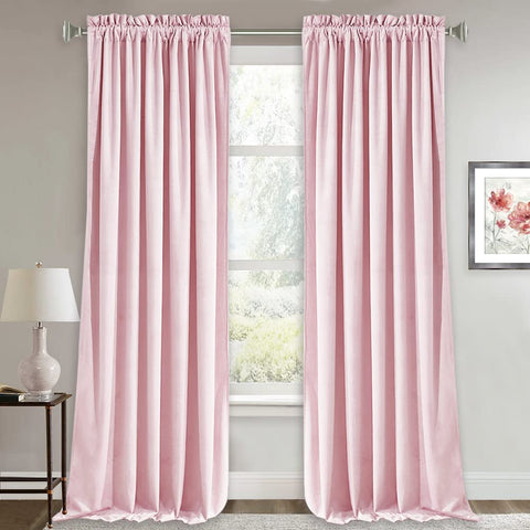 1pc Luxurious Velvet Blackout Curtain Panel - Soft, Thick, and Durable Home Decor for Bedroom, Living Room, or Office - Easy to Install and Maintain