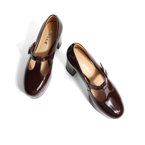 Mtvrmall - Women Elegant Leather Mary Janes