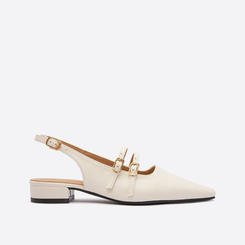 Mtvrmall - Women Double Buckle Slingback Mary Jane