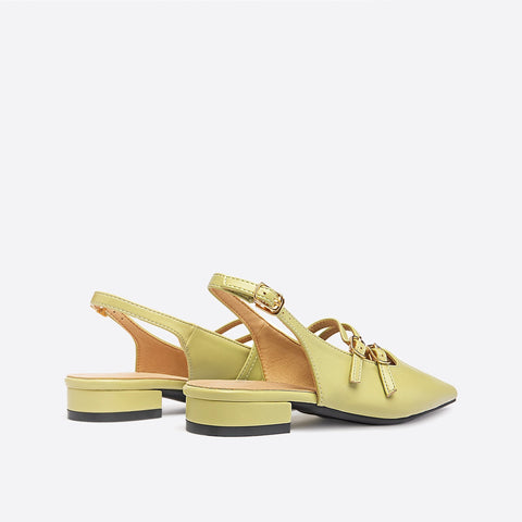 Mtvrmall - Women Double Buckle Slingback Mary Jane