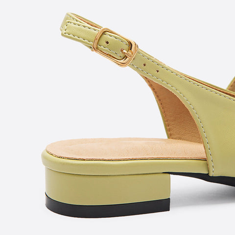 Mtvrmall - Women Double Buckle Slingback Mary Jane