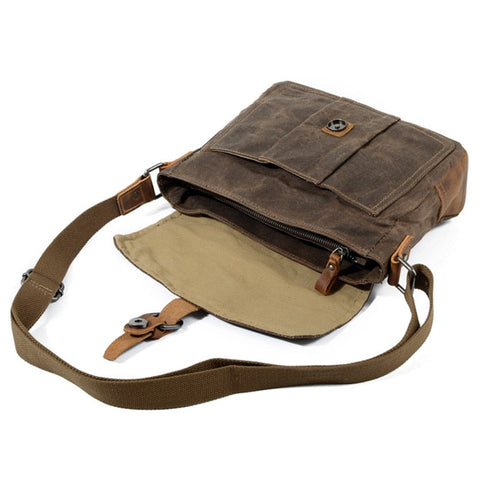 mtvrmall - Crossbody Men'S Shoulder Bag Waterproof Canvas Bag Men'S Casual Messenger Bag