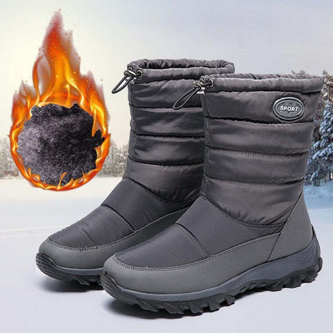 Mtvrmall - Boots Womans Waterproof Winter Boots Women Fashion Female Shoes High Quality Women's Ankle Boots Zapatos De Mujer