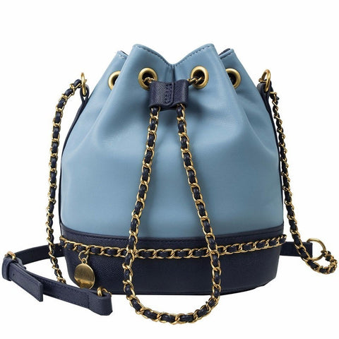 Mtvrmall - Women Bag PU Leather Shoulder Bag Fashion Chain Bucket Bag Bolsa Feminina Luxury Handbags Women Bags Designer Bolsos Mujer