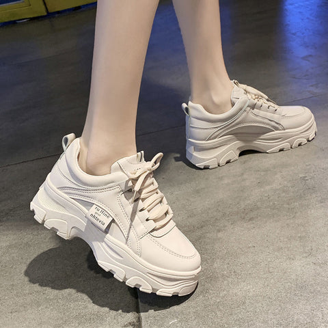 Mtvrmall - Ankle Snow Sneakers Woman Female Fashion PU Plush Winter Shoes for Women Platform Flats WarmBooties Sports Cotton Chunky Padded