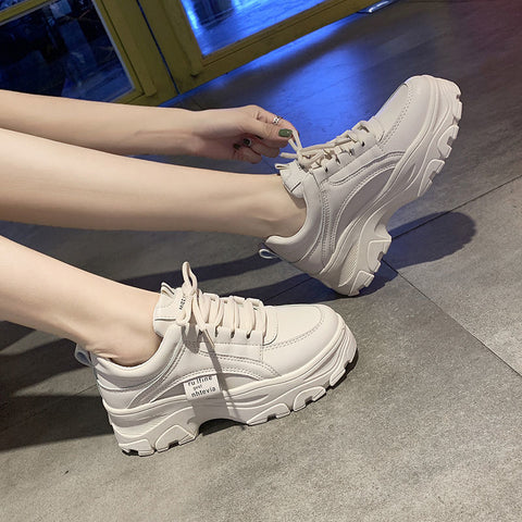 Mtvrmall - Ankle Snow Sneakers Woman Female Fashion PU Plush Winter Shoes for Women Platform Flats WarmBooties Sports Cotton Chunky Padded