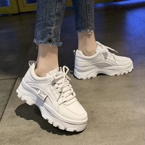 Mtvrmall - Ankle Snow Sneakers Woman Female Fashion PU Plush Winter Shoes for Women Platform Flats WarmBooties Sports Cotton Chunky Padded